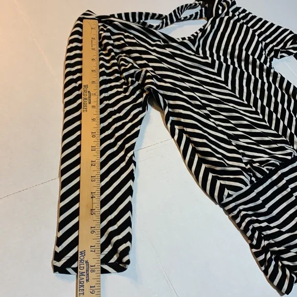 White House Black Market black & cream shirt size Small - Picture 5 of 9